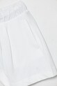 Detské bavlnené šortky United Colors of Benetton 3BL0C903I.G.Seasonal biela SS25
