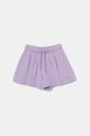 Детские хлопковые шорты United Colors of Benetton casual фиолетовой 3BL0C903I.G.Seasonal