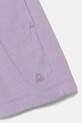 Fete United Colors of Benetton pantaloni scurți din bumbac pentru copii 3BL0C903I.G.Seasonal violet