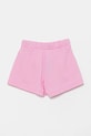 Детские хлопковые шорты United Colors of Benetton 3BL0C903I.G.Seasonal розовый SS25