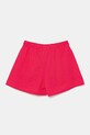United Colors of Benetton pantaloni scurți din bumbac pentru copii 3BL0C903I.G.Seasonal roz SS25