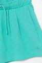 United Colors of Benetton szorty bawełniane dziecięce 3BL0C903I.G.Seasonal turkusowy SS25