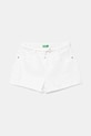 United Colors of Benetton szorty jeansowe dziecięce bawełna biały 4PLRC903Z.G.Seasonal