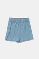 United Colors of Benetton szorty bawełniane dziecięce 4DHJG902Z.P.Seasonal niebieski SS25