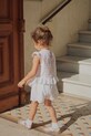 Konges Sløjd szorty bawełniane dziecięce RHW X KS FIORI SHORTS GOTS KS103598