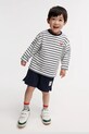 Liewood pantaloni scurți din bumbac pentru copii Rhett Shorts LW19828 bleumarin