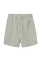 Κοριτσίστικα Παιδικό βαμβακερό σορτς Liewood Barrett Stripe Shorts LW19926 πράσινο