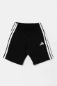 adidas pantaloni scurți din bumbac pentru copii sport negru JE0310