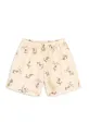 Konges Sløjd szorty ELLIOT SHORTS GOTS casual beżowy KS103170