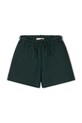 Konges Sløjd pantaloni scurți FLORIAN SHORTS GOTS panza verde KS103305