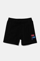 Fila szorty dziecięce LISINE z elastanem czarny FAK0409
