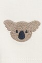 Βρεφικό βαμβακερό σορτς Donsje Ithri Shorts Koala λευκό 4096002.68.92