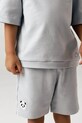 Παιδικό βαμβακερό σορτς Donsje Ithri Shorts Panda casual μπλε 4096003.98.128