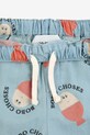 Мальчик Детские хлопковые шорты Bobo Choses Morning Egg 125AB048 голубой