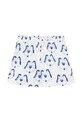 Παιδικό βαμβακερό σορτς Tinycottons DOGS SHORT με μοτίβο μπεζ SS25.461