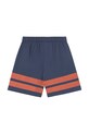 Αγορίστικα Παιδικό βαμβακερό σορτς Tinycottons STRIPES LOGO SHORT SS25.139 σκούρο μπλε