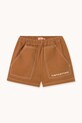 Tinycottons pantaloni scurți din bumbac pentru copii SOLID SHORT casual maro SS25.212