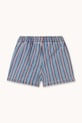 Băieți Tinycottons pantaloni scurți din bumbac pentru copii STRIPES MULTICOLOR SHORT SS25.239 albastru