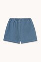 Детски памучен къс панталон Tinycottons GRAPHIC DENIM SHORT SS25.242 син SS25