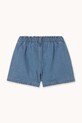 Tinycottons pantaloni scurți din bumbac pentru copii STRAWBERRIES WOVEN SHORT SS25.249 albastru SS25