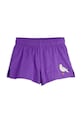 Παιδικό βαμβακερό σορτς Mini Rodini Seagull βαμβάκι μωβ 2523012745
