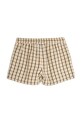 Παιδικό σορτς Mini Rodini Gingham 2523016013 μπεζ SS25