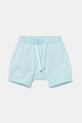 United Colors of Benetton pantaloni scurți din bumbac pentru bebeluși casual albastru 3MI5A900H.W.Seasonal