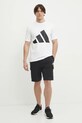adidas pantaloni scurti Feelcozy JE6291 negru SS25