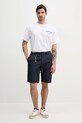 Bavlněné šortky Paul&Shark 25414026 námořnická modř SS25