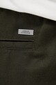 Armani Exchange pantaloni scurți din amestec de in verde XM000656.AF13180