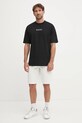 Guess pantaloni scurți KORBIN Z4YD03.FL04Q alb SS25