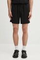 Represent szorty Knitted Panel Short tkanina czarny MLM71023.01