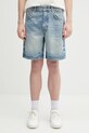Represent szorty jeansowe R10T Tailored Denim Shorts gładkie niebieski MLM61038.07