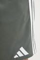 adidas pantaloni scurti de baie 3S BLD SH 8IN verde JD4239