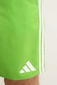 Plavkové šortky adidas 3S BLD SH 8IN zelená JD4242