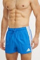 Купальные шорты adidas 3S BLD SH 3IN голубой JD4234