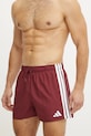 adidas pantaloni scurti de baie 3S BLD SH 3IN rosu JL5572