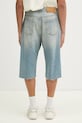 Odzież MM6 Maison Margiela szorty jeansowe SH0MU0014 niebieski