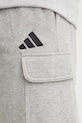 adidas pantaloni scurti Feelcozy gri JE6290