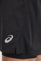 Asics szorty do biegania Core czarny 2011D215