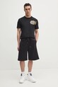 Хлопковые шорты Versace Jeans Couture 78GADT05.CF01T чёрный SS25