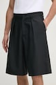 Къс панталон Versace Jeans Couture еластичен черен 78GAD118.N0441