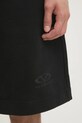 Къс панталон VETEMENTS Oval Logo черен UA66SS600BB