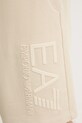 Памучен къс панталон EA7 Emporio Armani бежов AF13512.7M000232