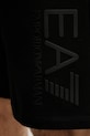 Bavlněné šortky EA7 Emporio Armani černá AF13512.7M000232