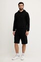 EA7 Emporio Armani szorty bawełniane AF10432.7M000153 czarny SS25