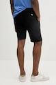 Îmbrăcăminte Lindbergh pantaloni scurți din in 30.508003.BLACK negru