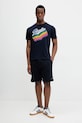 Хлопковые шорты United Colors of Benetton 342ZU900X тёмно-синий SS25