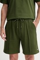 Bombažne kratke hlače United Colors of Benetton Pletenina zelena 342ZU900X