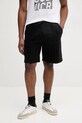 Хлопковые шорты United Colors of Benetton хлопок чёрный 342ZU900X
